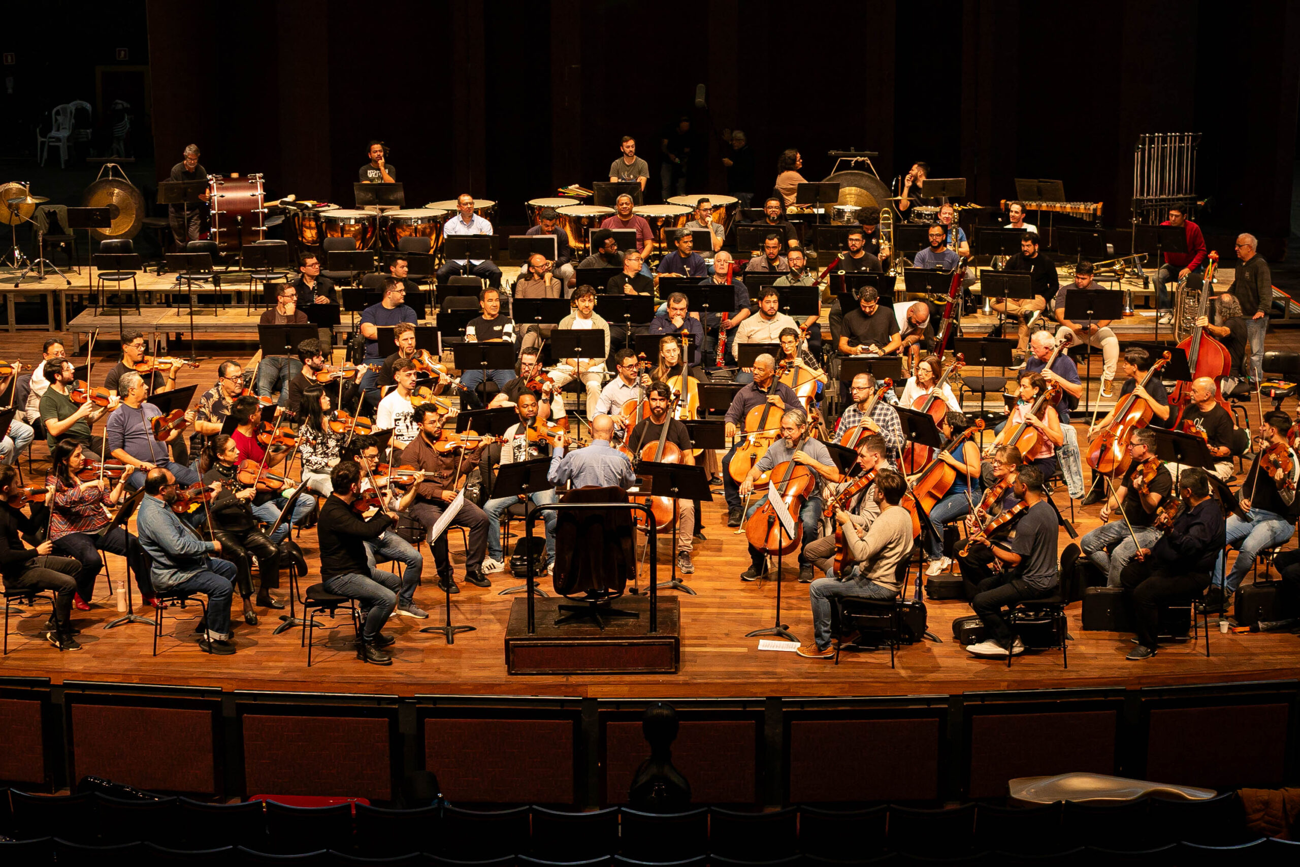 Como funciona uma orquestra